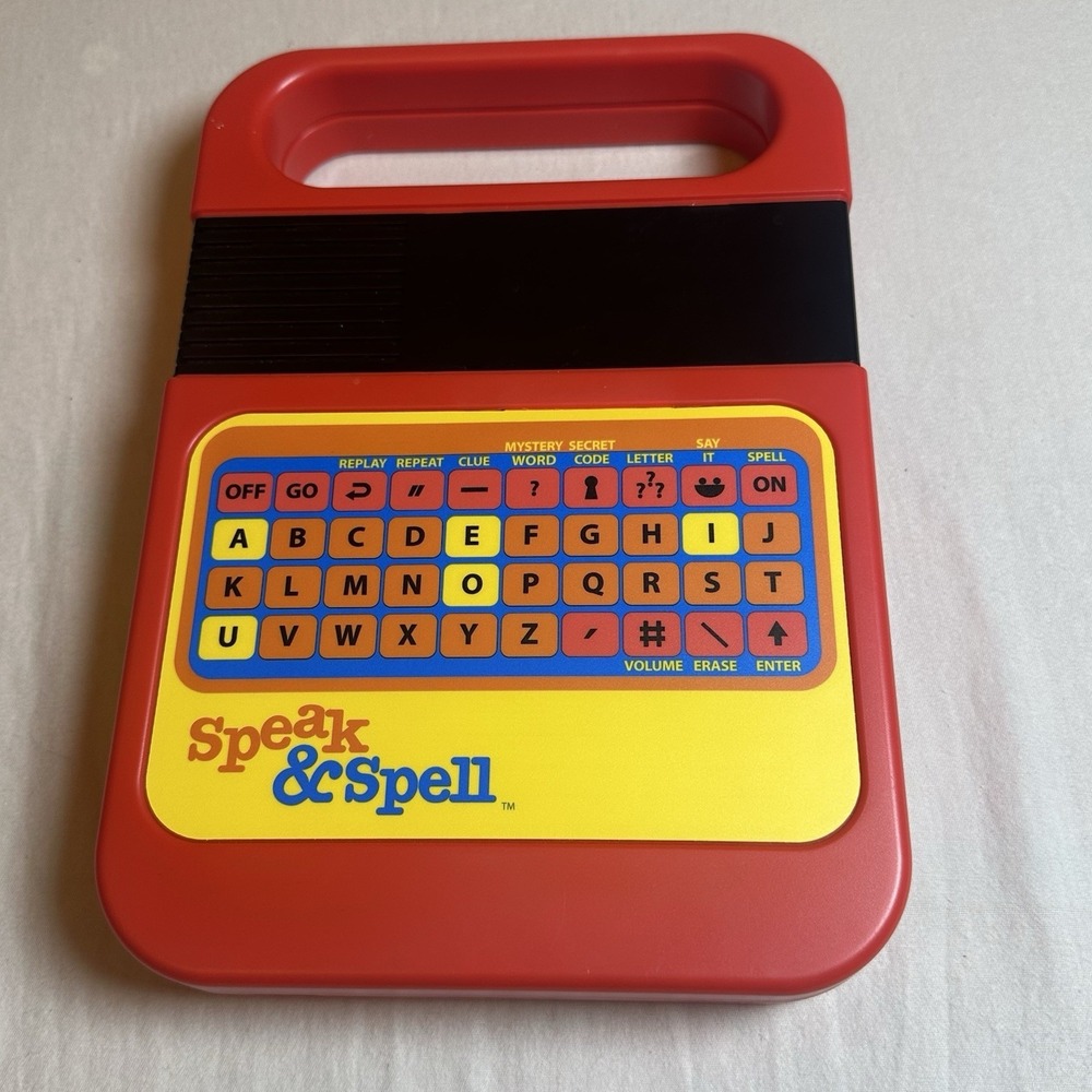 Vintage Texas Instruments Speak & Spell Tested Works Great Condition Retro '80's
